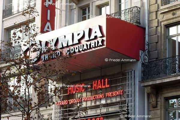 WORLD - France, Paris - Olympia