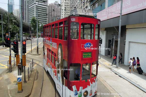 WORLD – Hong Kong – double-deck tramcar