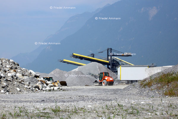 WIRTSCHAFT / ECONOMY – Architektur / Building – Gotthardtunnelbau / Tunnel Construction, Arth Goldau, Schweiz
