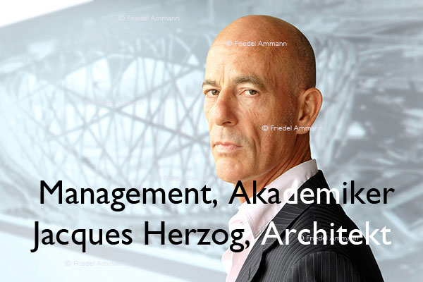  WIRTSCHAFT / ECONOMY - Management / Akademiker - Jacques Herzog, Architekt - Basel, Schweiz 