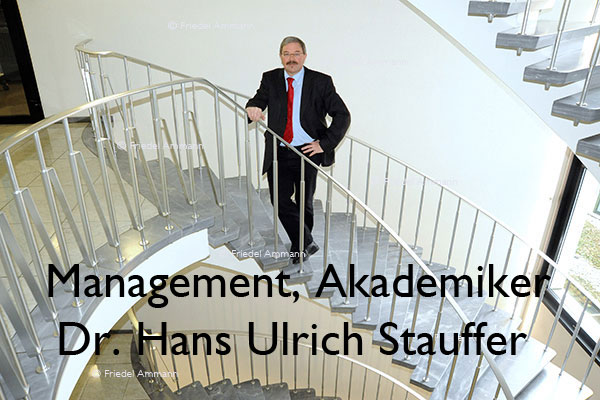 WIRTSCHAFT / ECONOMY - Management / Akademiker - Dr. Hans Ulrich Stauffer - Stiftung Abendrot, Basel, Schweiz