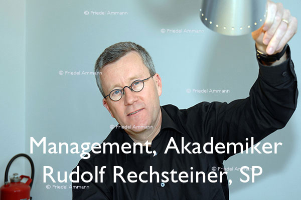 WIRTSCHAFT / ECONOMY - Management / Akademiker - Rudolf Rechsteiner, SP Politiker