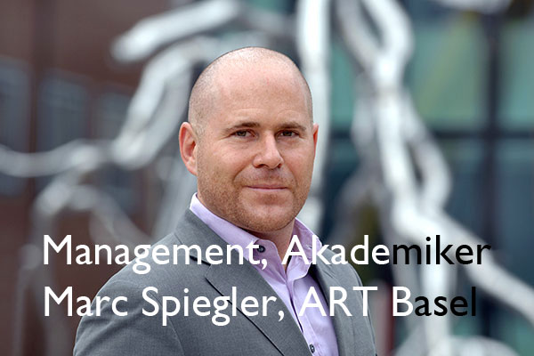 WIRTSCHAFT / ECONOMY - Management / Akademiker - Direktor Marc Spiegler, ART Basel, Schweiz