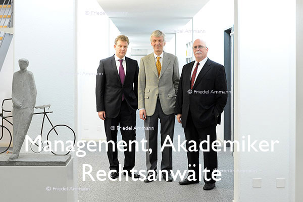 WIRTSCHAFT / ECONOMY - Management / Akademiker - Rechtsanwälte Dr. Marco Balmelli, Thomas Hentz, Dr. Peter Rickli - Basel, Schweiz