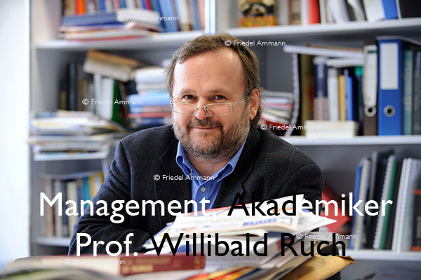 WIRTSCHAFT / ECONOMY - Management / Akademiker - Prof. Willibald Ruch - Psychologisches Institut Persönlichkeitspsychologie und Diagnostik, Universität Zürich, Schweiz