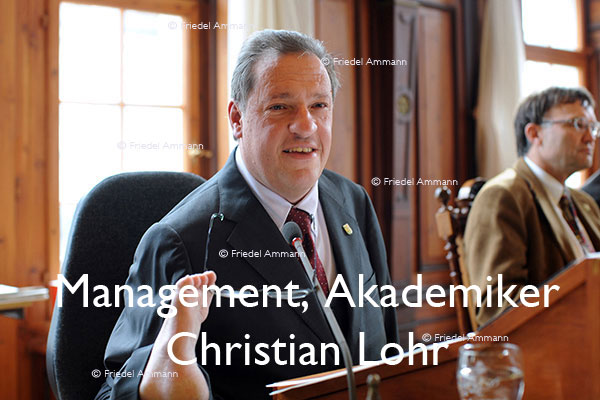 WIRTSCHAFT / ECONOMY - Management / Akademiker - Christian Lohr, Kantonsrat Thurgau, Schweiz