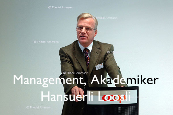 WIRTSCHAFT / ECONOMY - Management / Akademiker - Hansueli Loosli, COOP