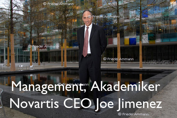 WIRTSCHAFT / ECONOMY – Akademiker / Management  - Joe Jimenez, CEO Novartis