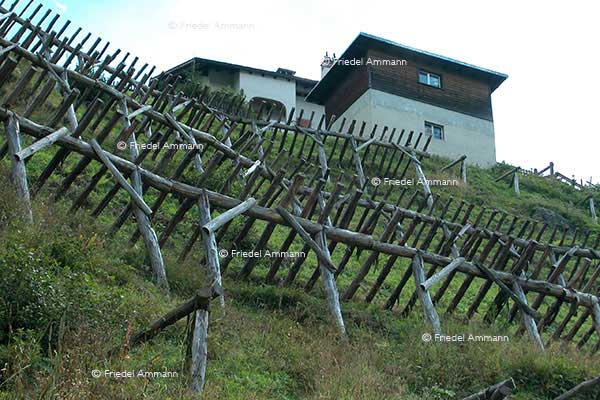 WIRTSCHAFT / ECONOMY - Energie / Environment - Lawinenschutz-Verbauungen / Avalanche Protection, Swiss Alps