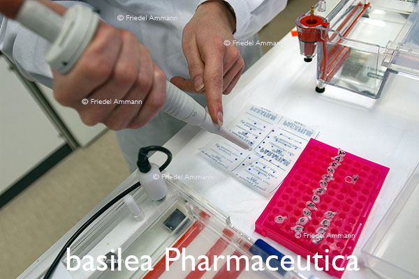 WIRTSCHAFT / ECONOMY - Forschung / Research - basilea Pharmaceutica – Basel, Schweiz