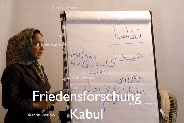 WIRTSCHAFT / ECONOMY - Forschung / Research – Friedensforschung – Kabul, Afghanistan