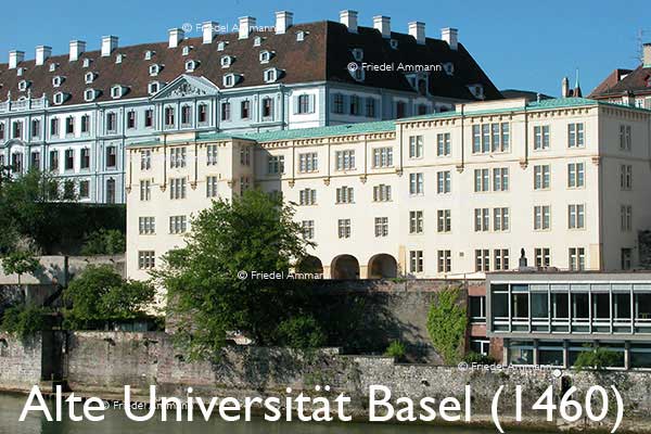 WIRTSCHAFT / ECONOMY - Forschung / Research – alte Universität (gegründet 1460) – Basel, Schweiz