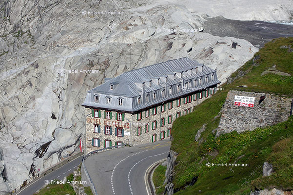 WIRTSCHAFT / ECONOMY - Hotellerie - Bellevue, Furkapass - Schweizer Alpen