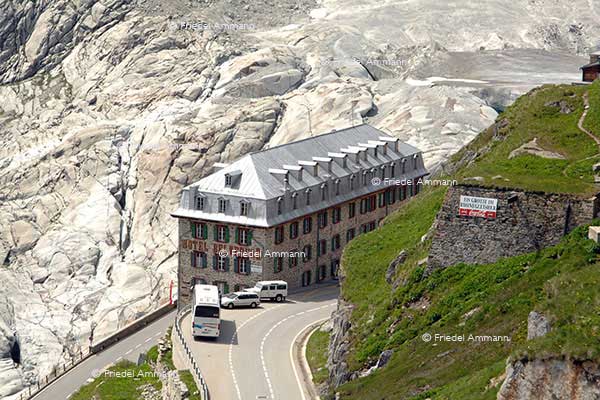 WIRTSCHAFT / ECONOMY - Gastronomie / Hospitality - Restaurant Bellevue, Furkapass - Schweizer Alpen