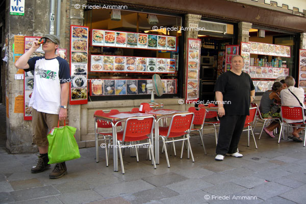 WIRTSCHAFT / ECONOMY - Gastronomie / Hospitality - Fast Food, Venedig, Venice, Italia