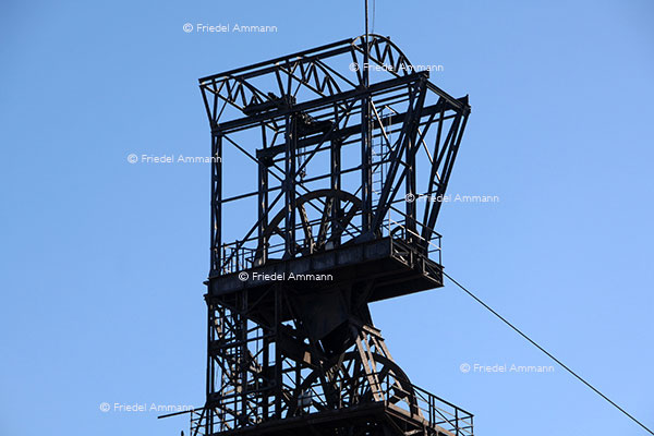 WIRTSCHAFT / ECONOMY - Industrie Brachen / Brownfield - Stillgelegte Kaligrube / Potash Mine Rudolph bei Pulversheim - Elsass, France