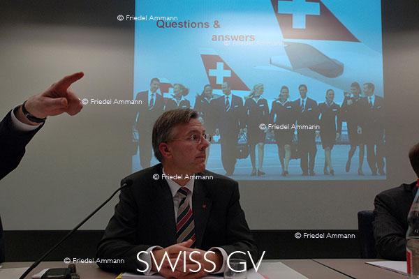WIRTSCHAFT / ECONOMY - Symposien / Conventions – General Assembly Swiss International Air Lines