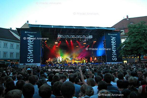 WIRTSCHAFT / ECONOMY - Gesellschaft / Society - Open Air Musikfestival «Stimmen», Lörrach