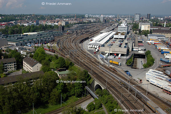  WIRTSCHAFT / ECONOMY - Mobilität / Mobility – Güterbahnhof / Freight Yard Wolf, Basel  