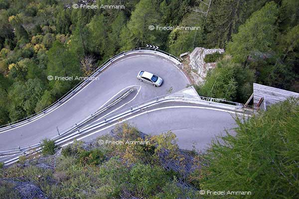 WIRTSCHAFT / ECONOMY - Mobilität / Mobility - Strasse / Road - Chiavenna-Splügenpass, Italia