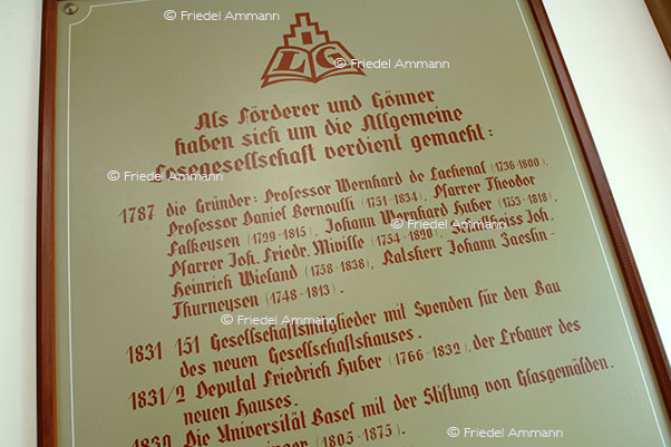 WISSEN - Lesegesellschaft - Münsterplatz, Basel